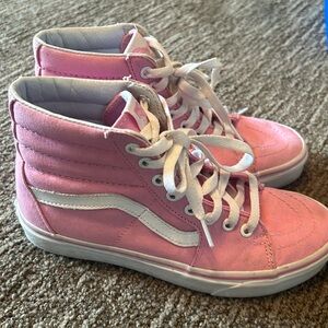 Pink Hi top Vans